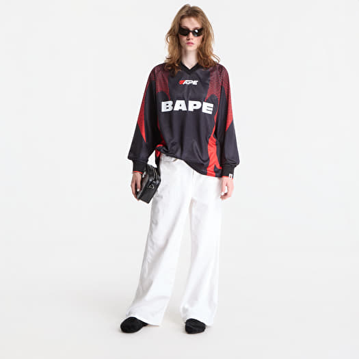 A Bathing Ape Ape Flame Monogram Jacquard Logo Relaxed Fit