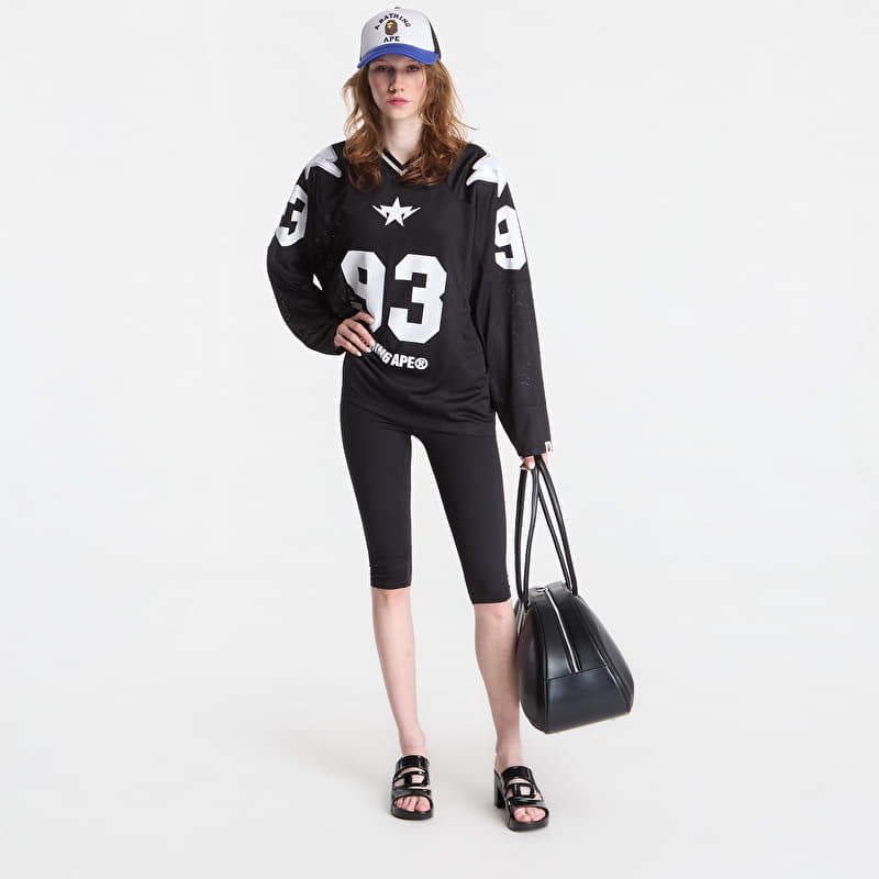 Jerseys A Bathing Ape Line Camo Multi Logo Cropped Fit Football