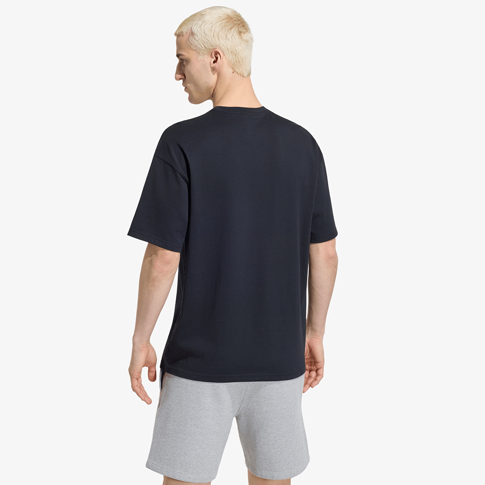 Men's T-shirts adidas Trefoil Essentials Loose Dropped Shoulder T-shirt Black