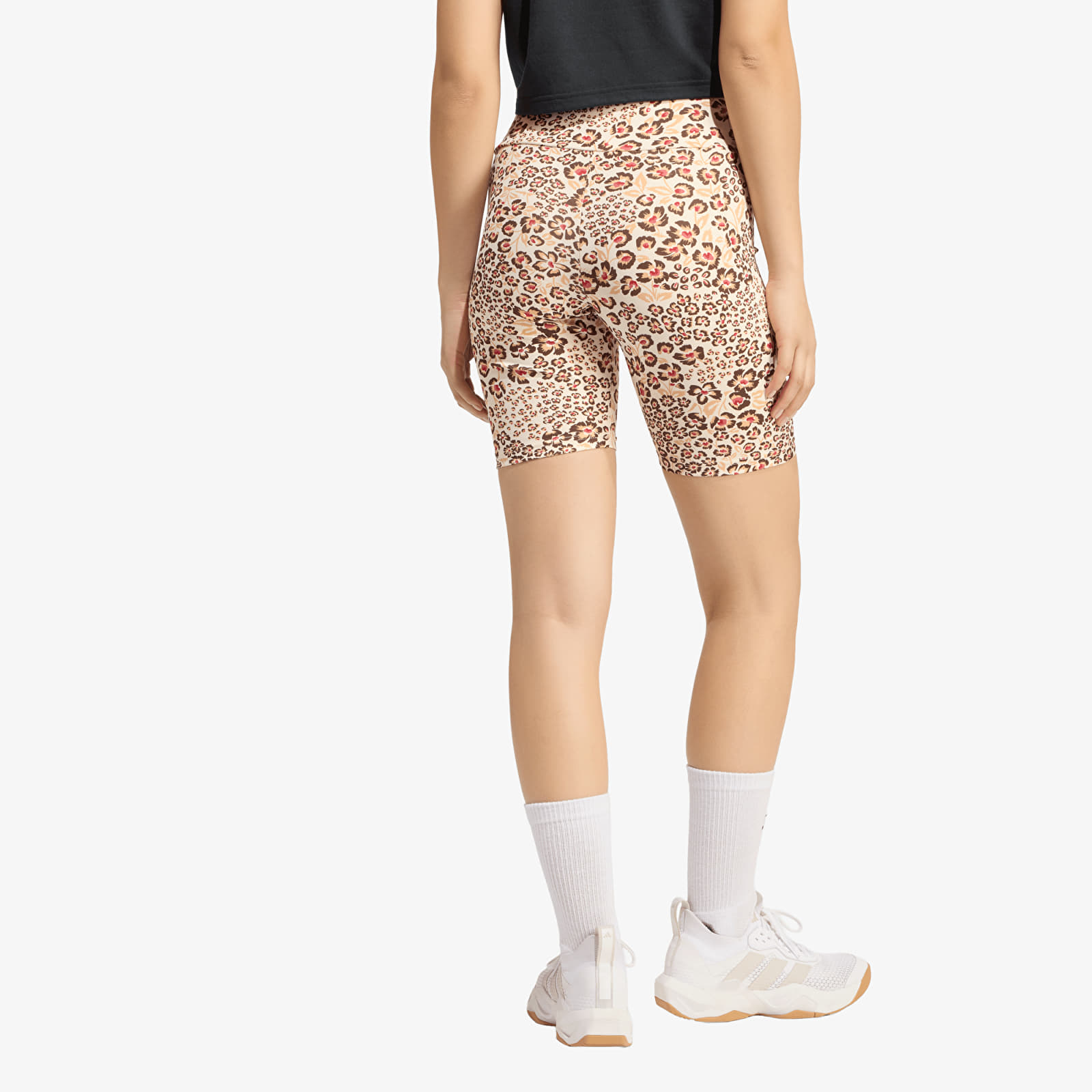 Shorts adidas x Farm Rio Bike Shorts Ecru Tint/ Shadow Brown/ Multicolor