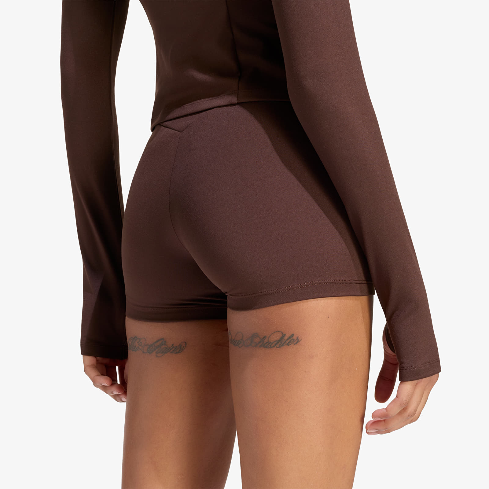 Shorts femme adidas Essentials Polyester Shorts Aurora Coffee