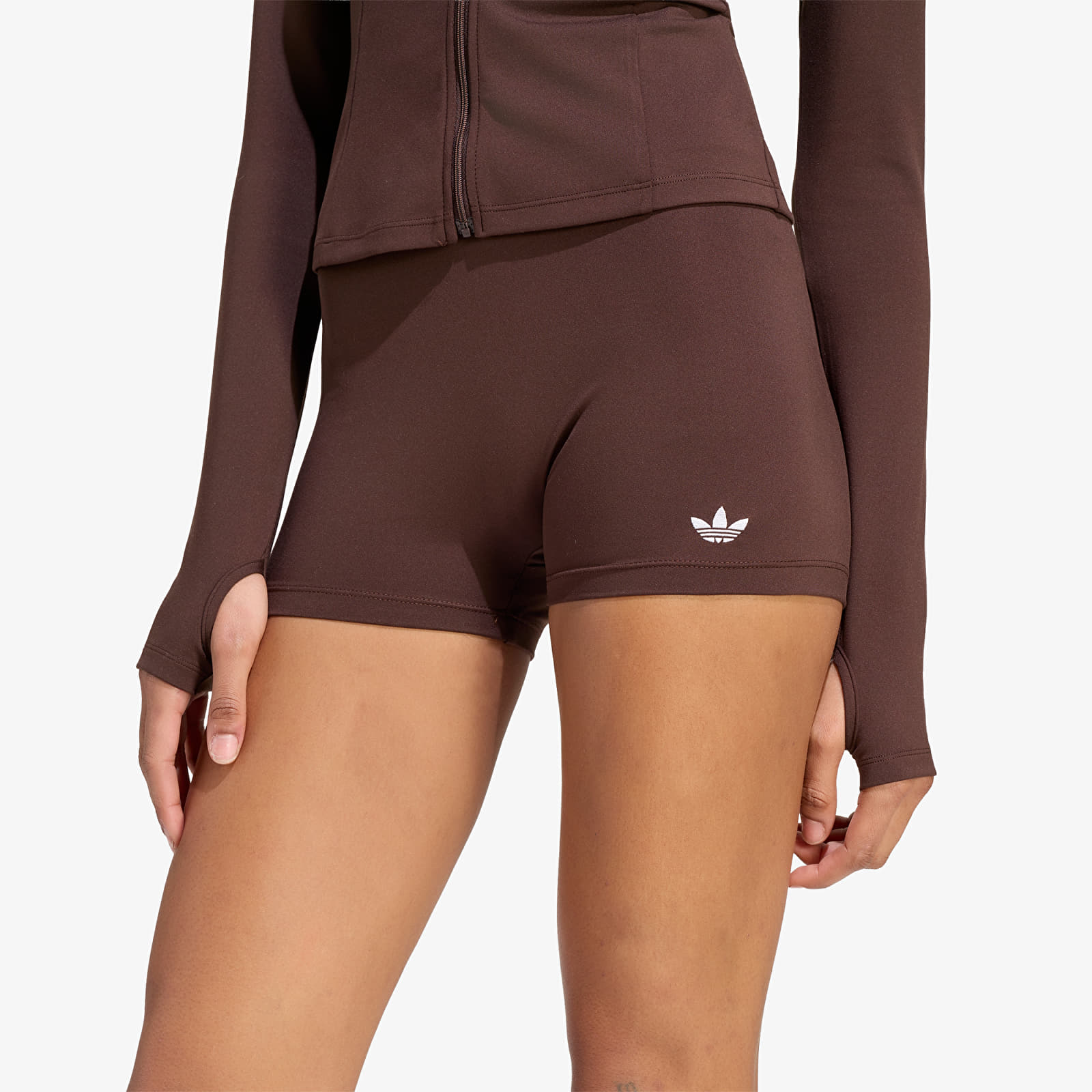 Shorts femme adidas Essentials Polyester Shorts Aurora Coffee