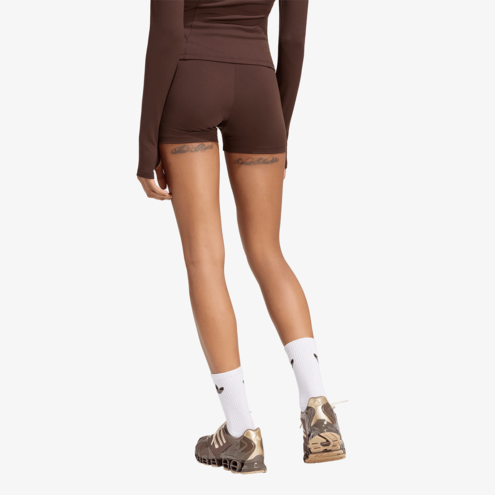 Shorts femme adidas Essentials Polyester Shorts Aurora Coffee