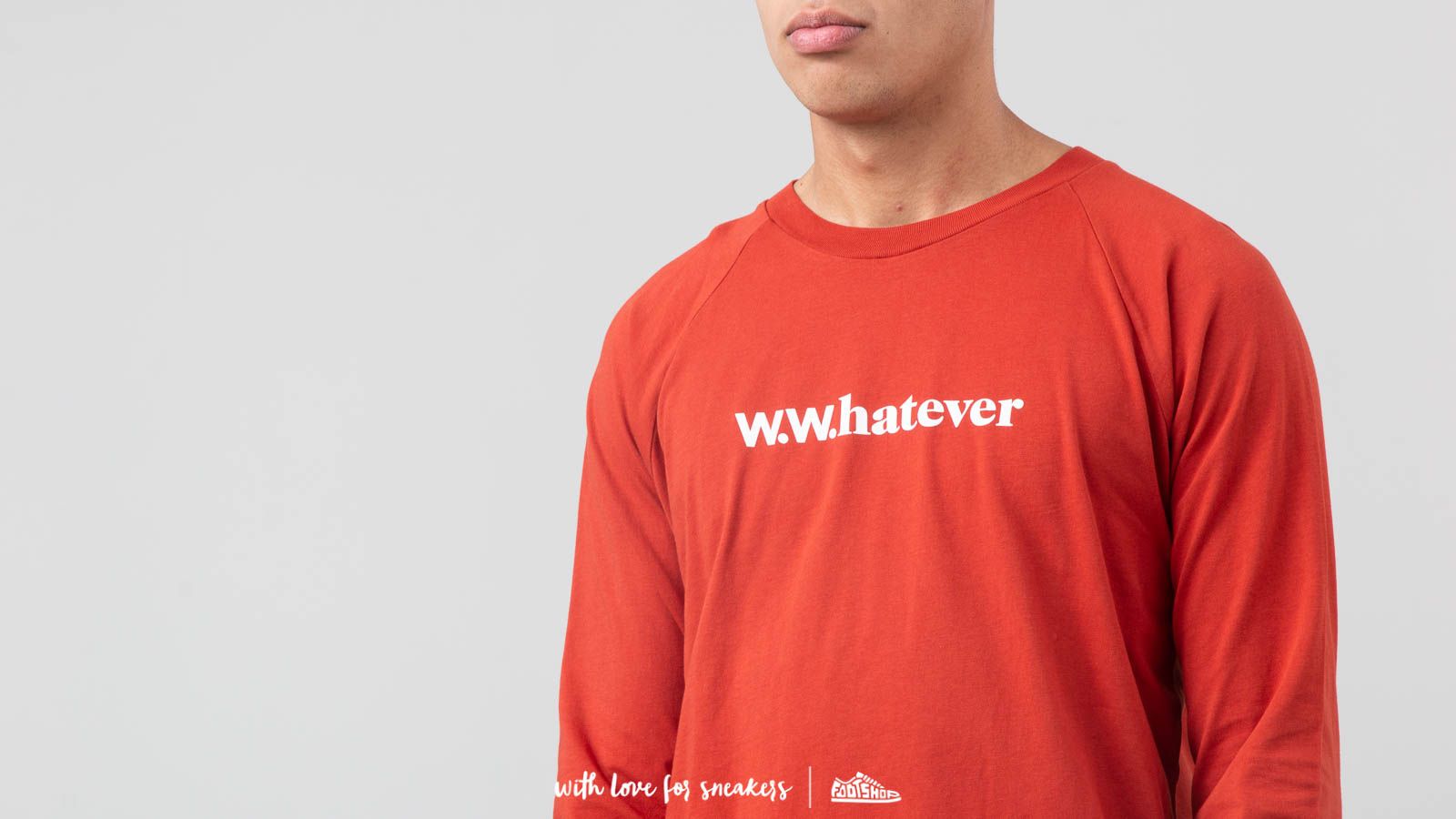 T-shirts WOOD WOOD Han Long Sleeve Tee Rust
