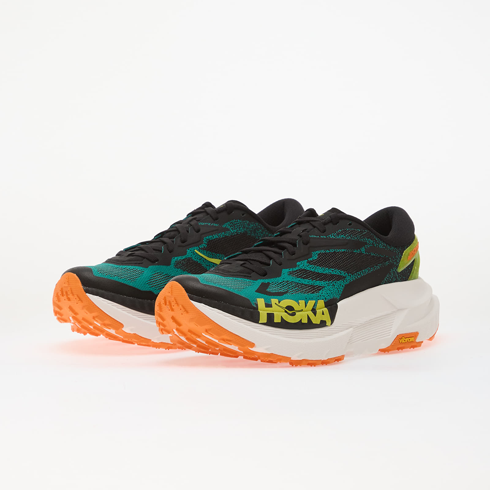 Чоловіче взуття Hoka M Mafate X Black/ Electric Aqua