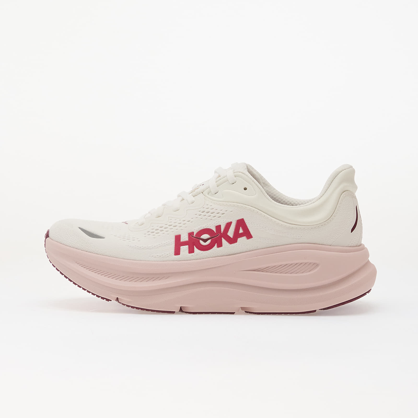 Женская обувь Hoka® W Bondi 9 White/ Pink Opal