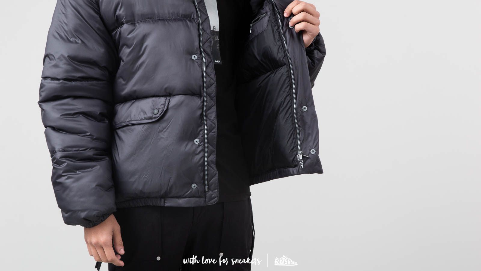 Lenox jacket smog navy nylon shop
