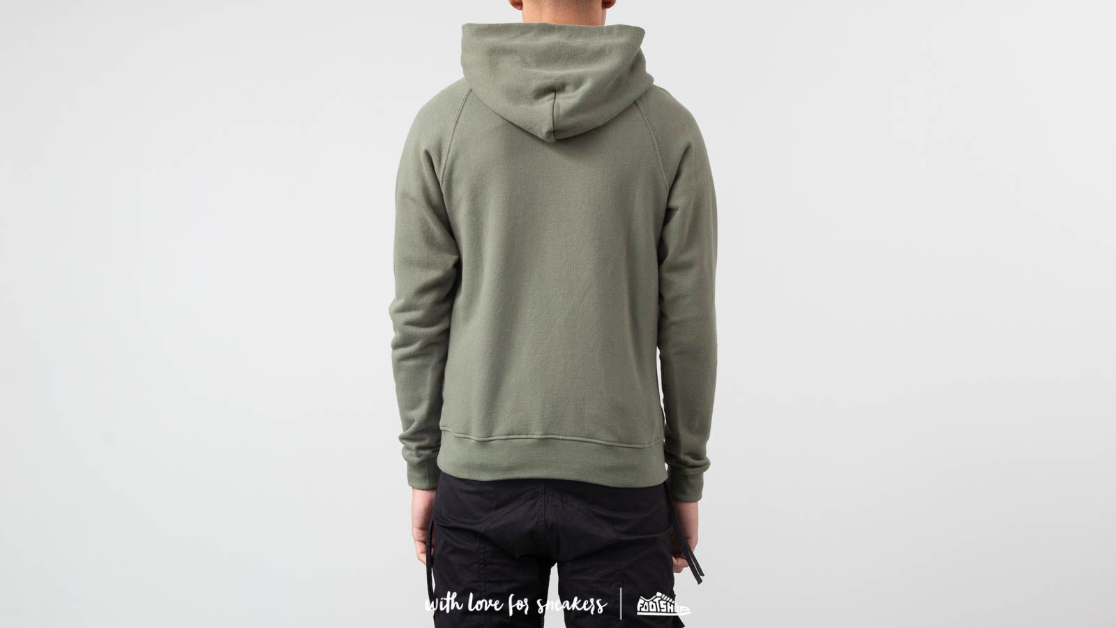 Hoodies and sweatshirts  John Elliott Raglan Hoodie Olive