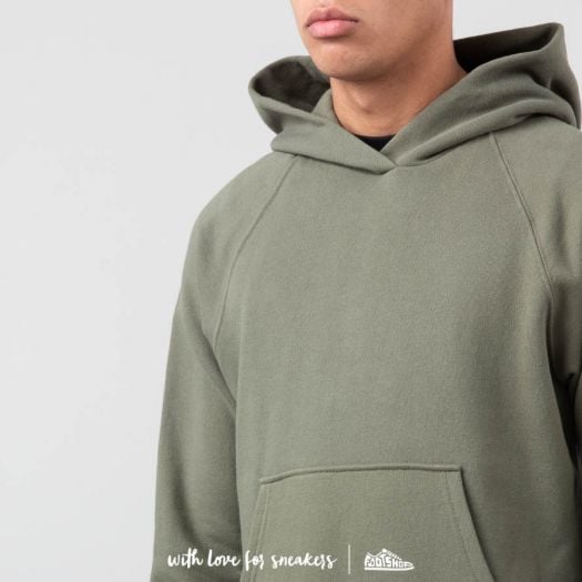 Hoodies and sweatshirts John Elliott Raglan Hoodie Olive Footshop