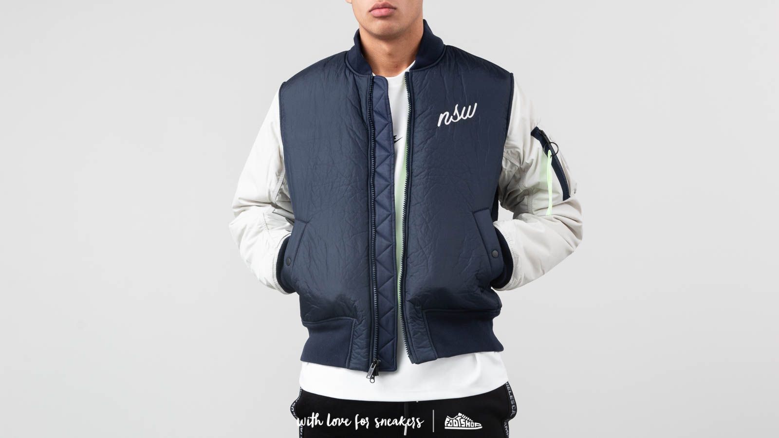Men's bomber jacket nike sportswear clearance down fill