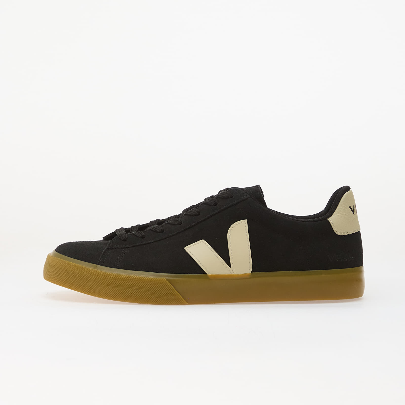 Жіноче взуття Veja Campo Suede Black/ Pierre/ Natural