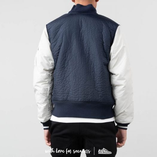 Jackets Nike Sportswear Down Fill Bomber Jacket Blue White Footshop