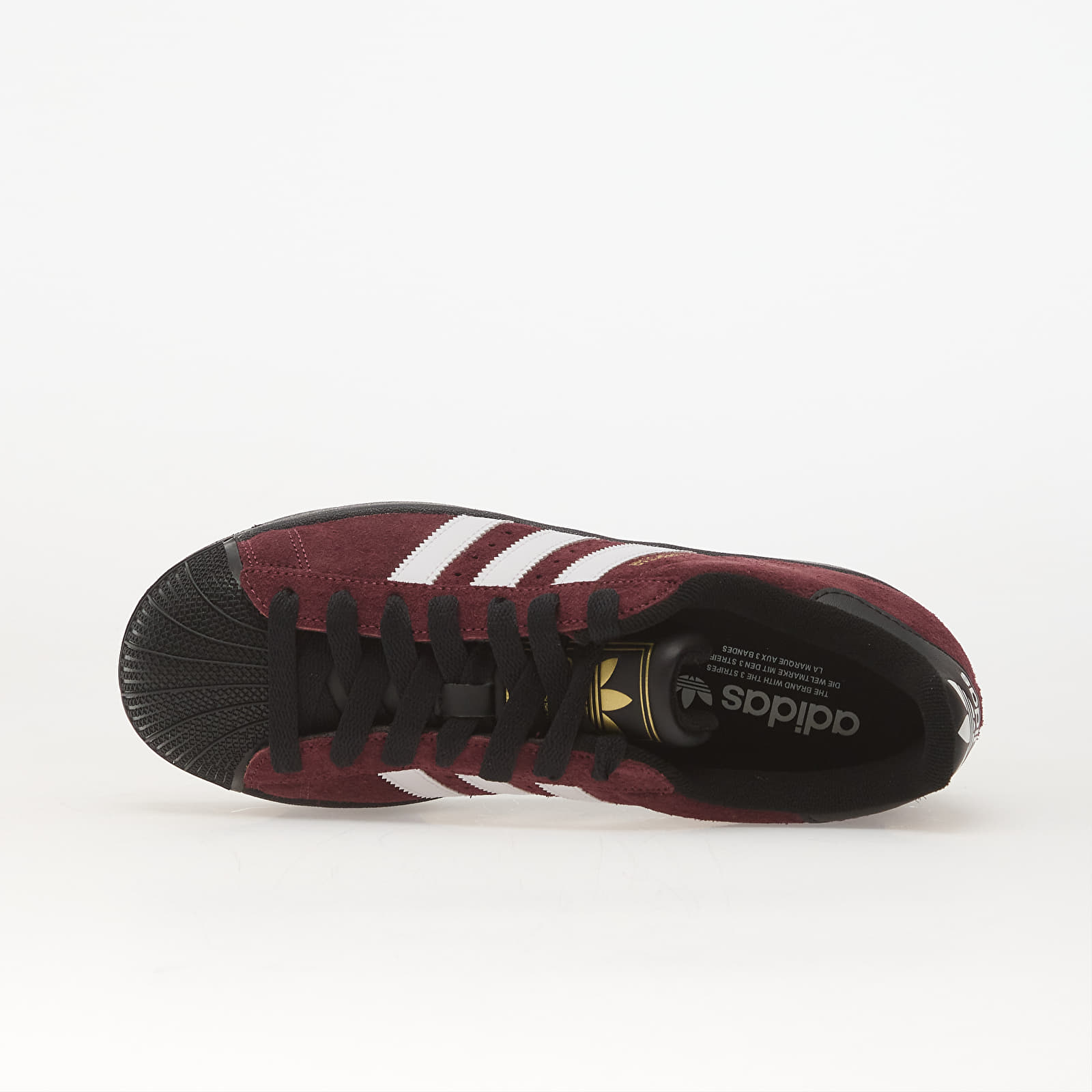 Women's shoes adidas Superstar II Maroon/ Ftwr White/ Core Black