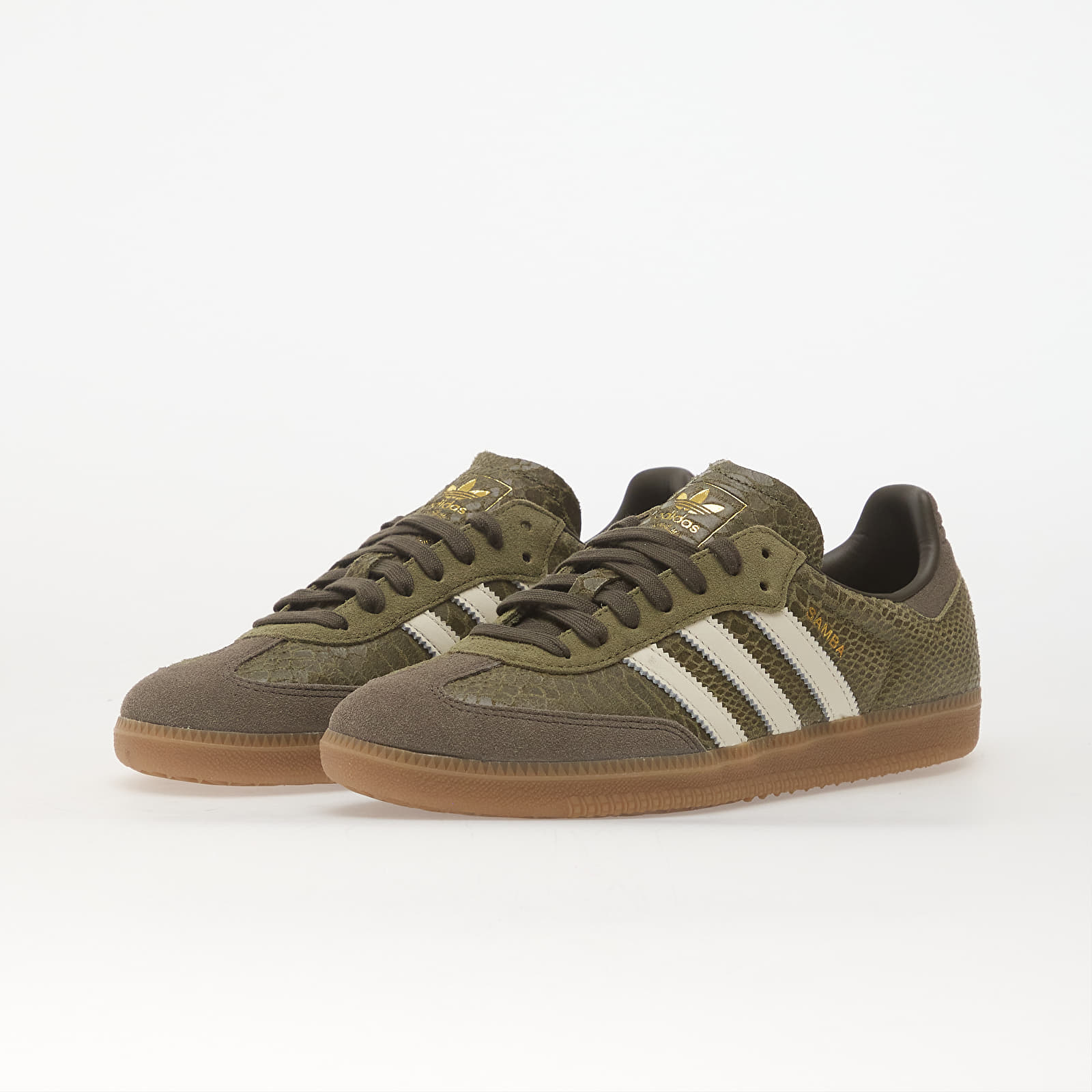 Chaussures et baskets homme adidas Samba OG Focus Olive/ Off White/ Gum4