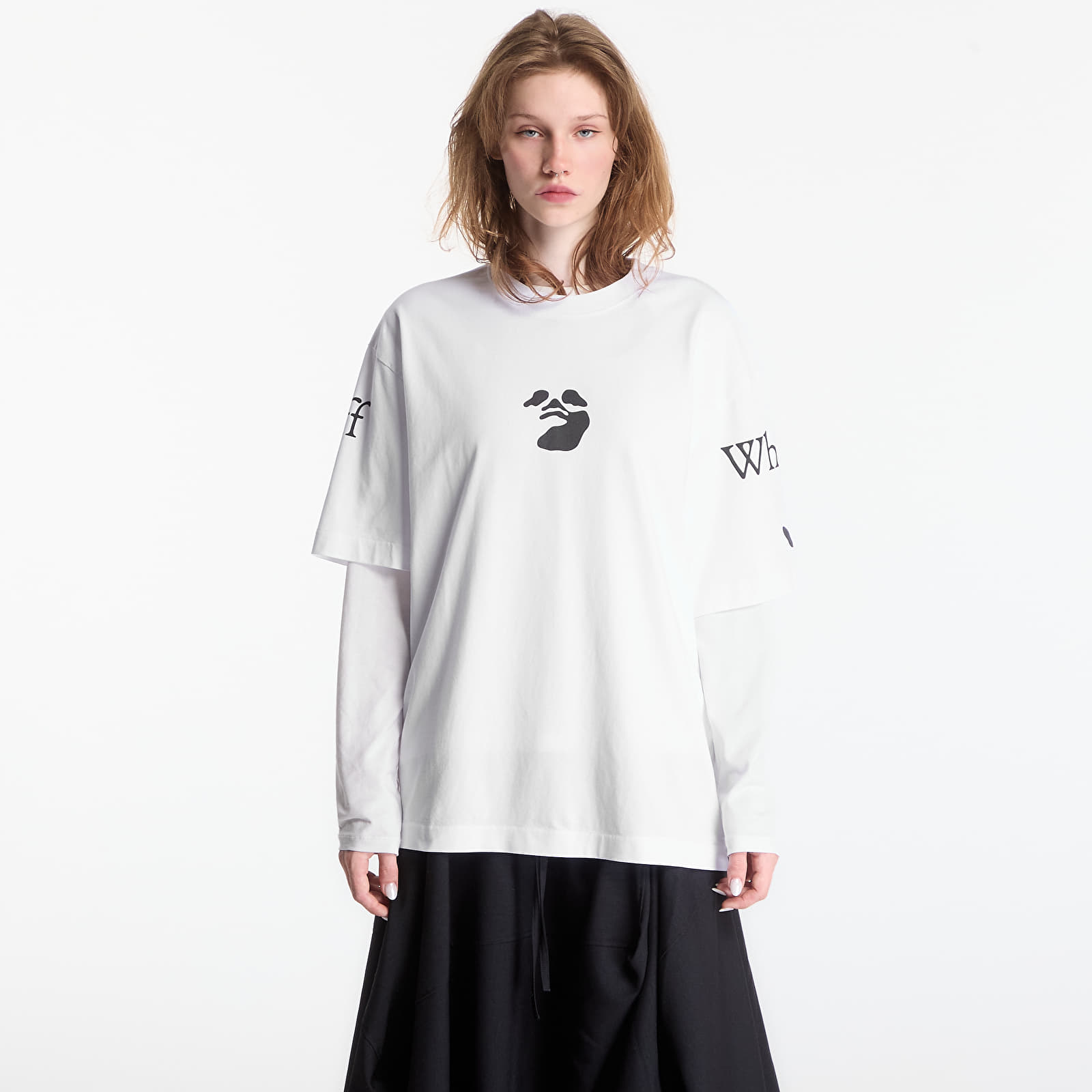 T-shirts Off-White Swimming Logo Skate S/S Tee UNISEX White