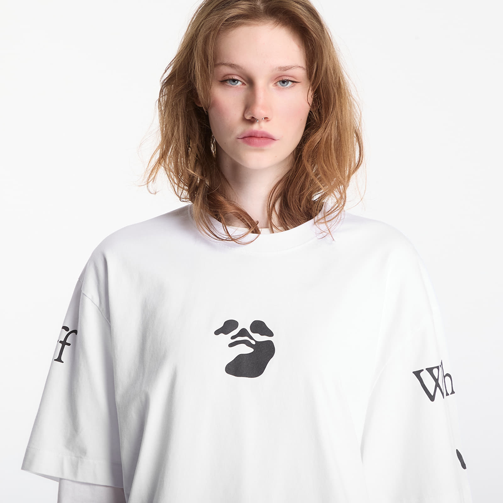 T-shirts Off-White Swimming Logo Skate S/S Tee UNISEX White
