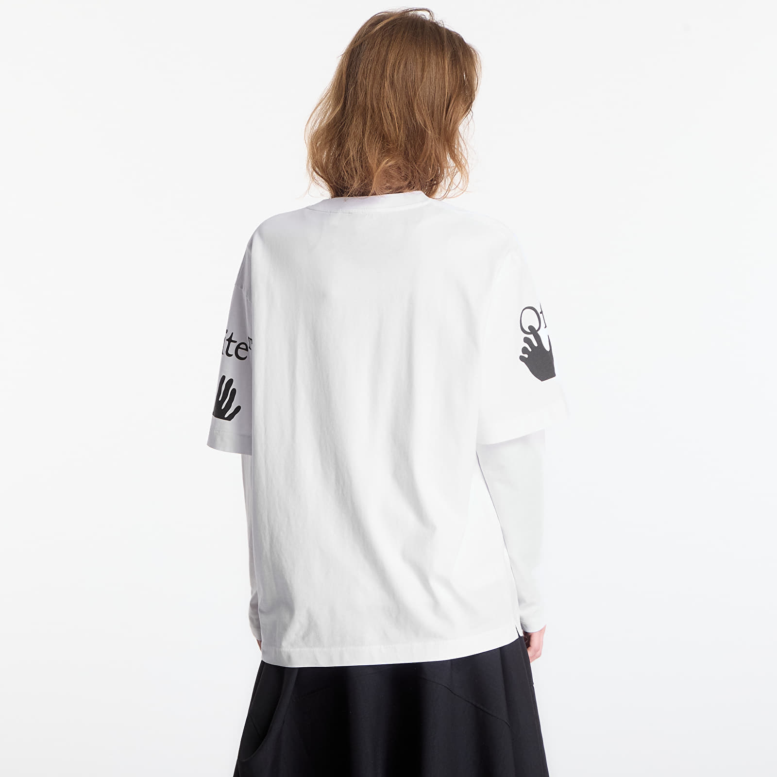 T-shirts Off-White Swimming Logo Skate S/S Tee UNISEX White