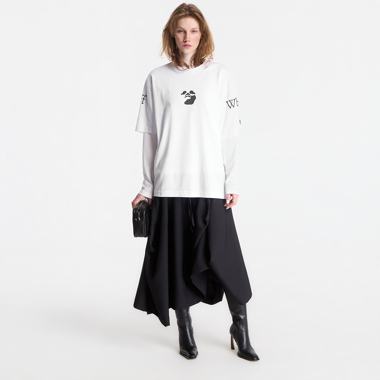 T-shirts Off-White Swimming Logo Skate S/S Tee UNISEX White