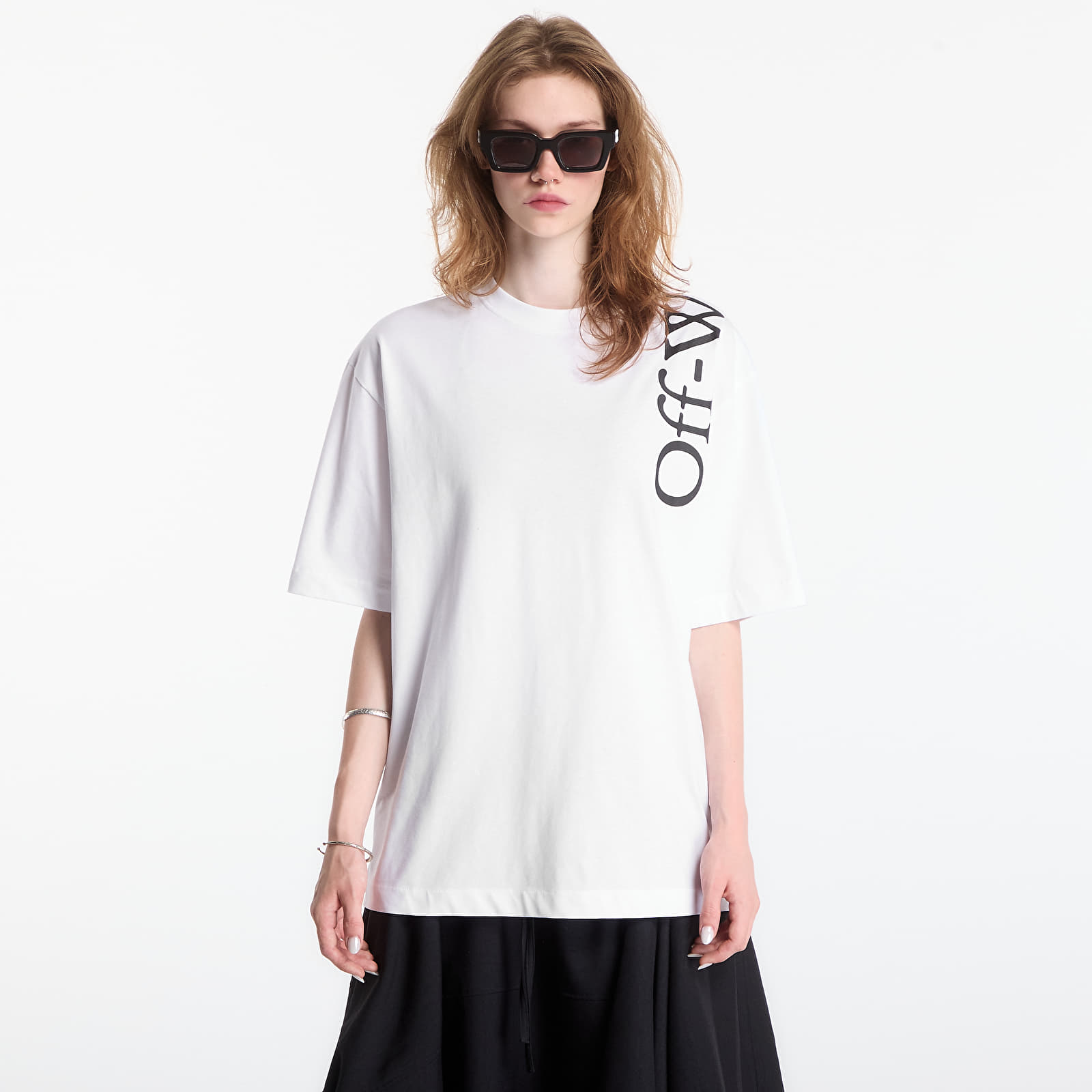 T-shirts Off-White Vertical Bookish Skate S/S Tee UNISEX White