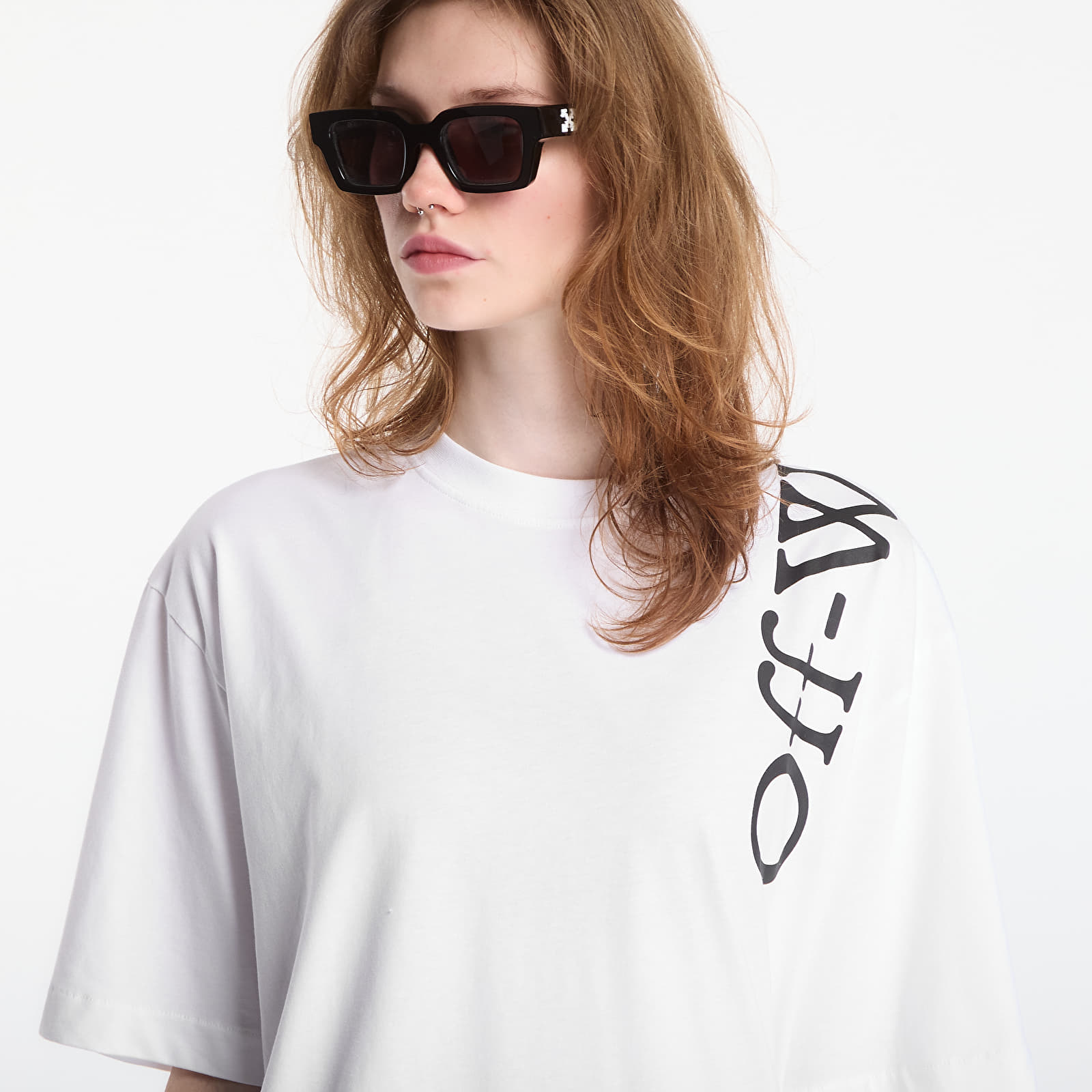 T-shirts Off-White Vertical Bookish Skate S/S Tee UNISEX White