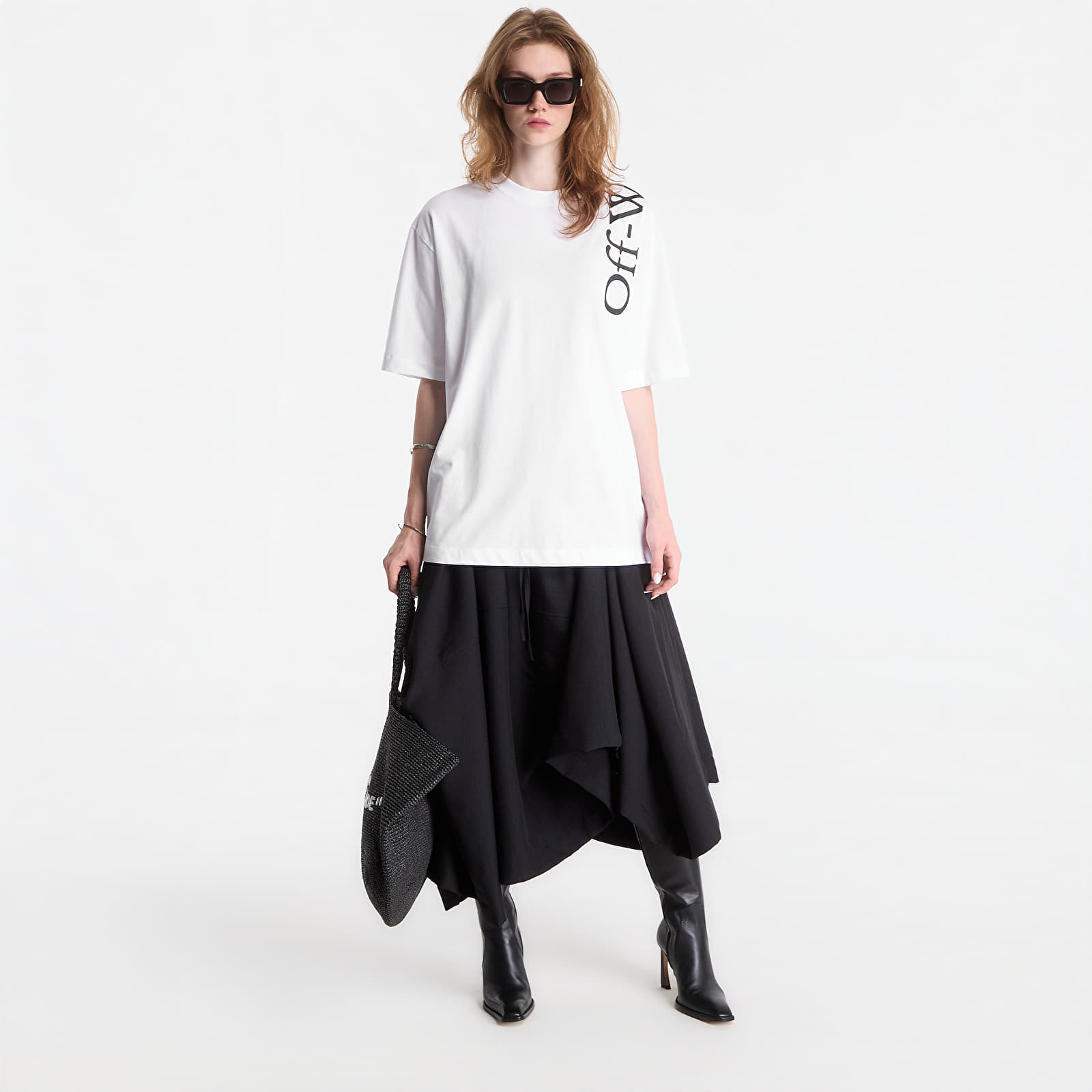 T-shirts Off-White Vertical Bookish Skate S/S Tee UNISEX White