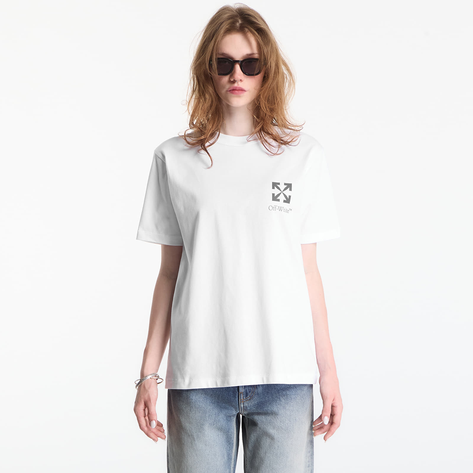 T-skjorter Off-White Small Arrow Regular S/S Tee UNISEX White