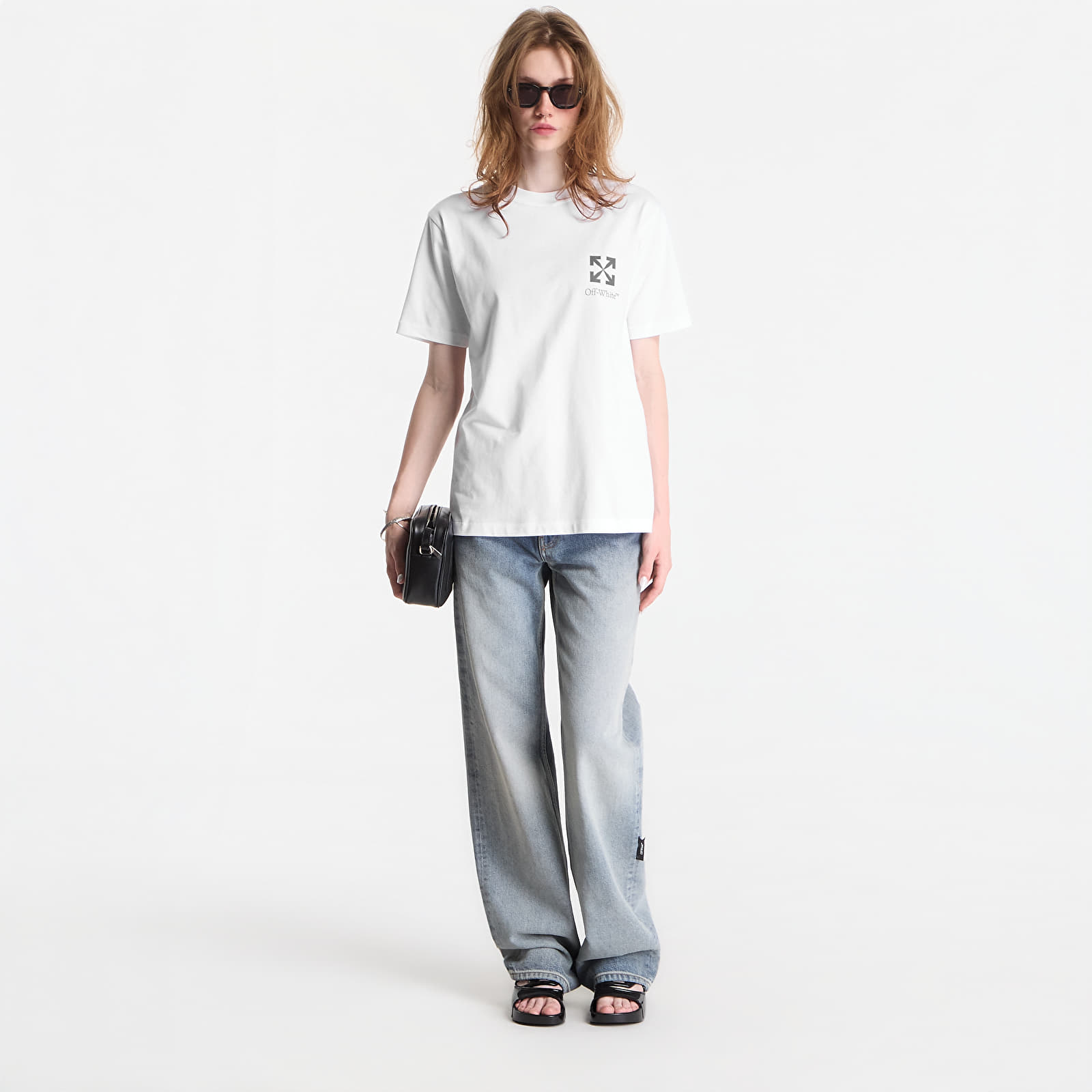 T-skjorter Off-White Small Arrow Regular S/S Tee UNISEX White