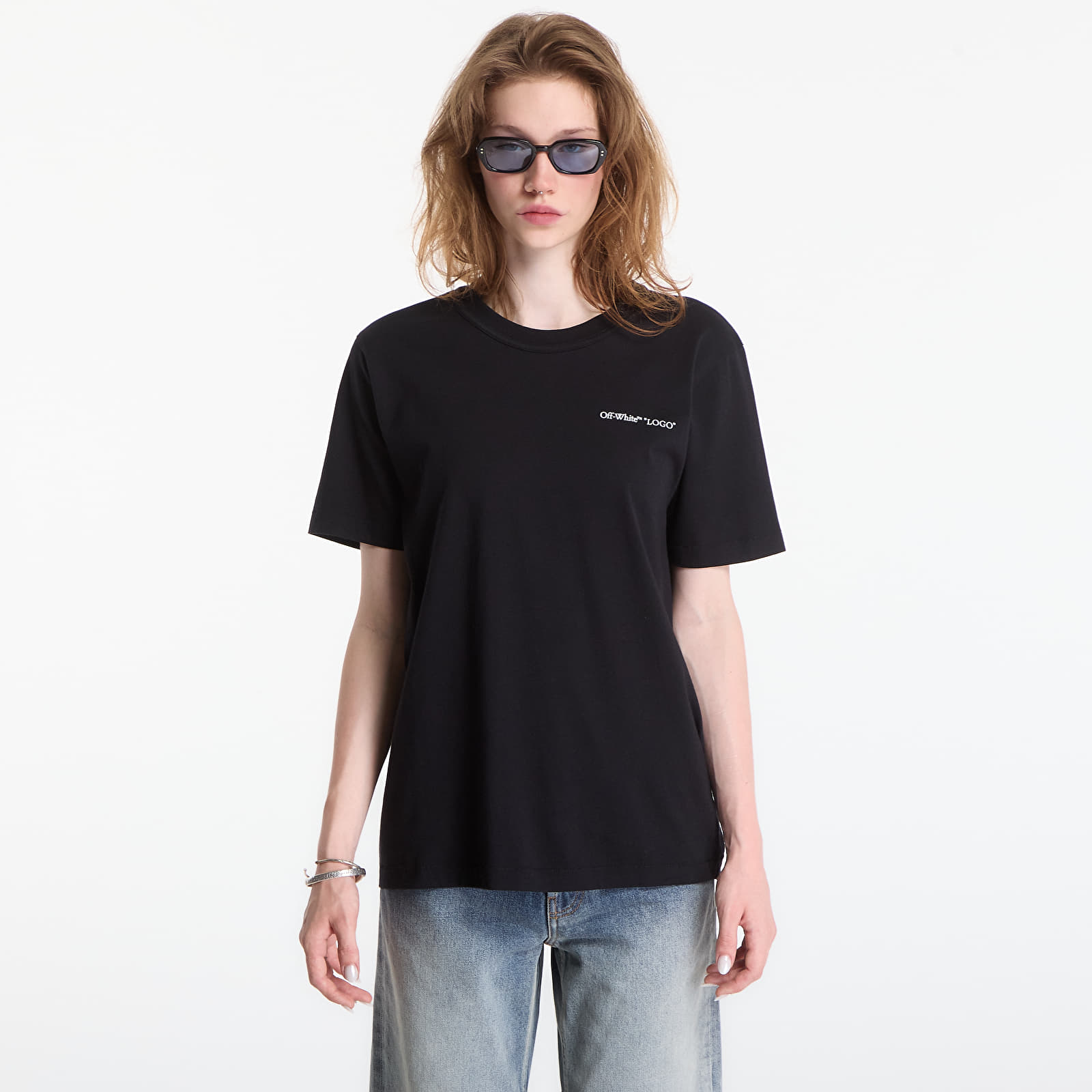 T-shirts Off-White Logo Quote Regular S/S Tee UNISEX Black