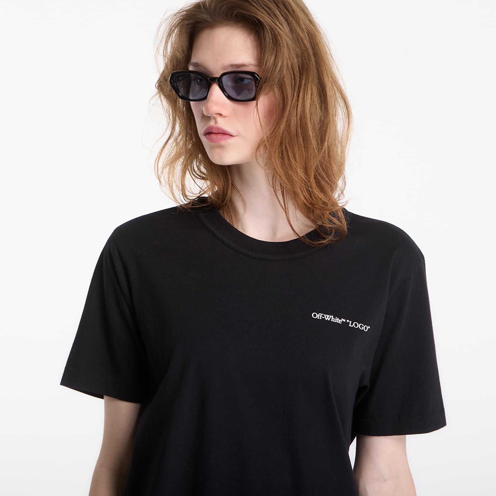 T-shirts Off-White Logo Quote Regular S/S Tee UNISEX Black