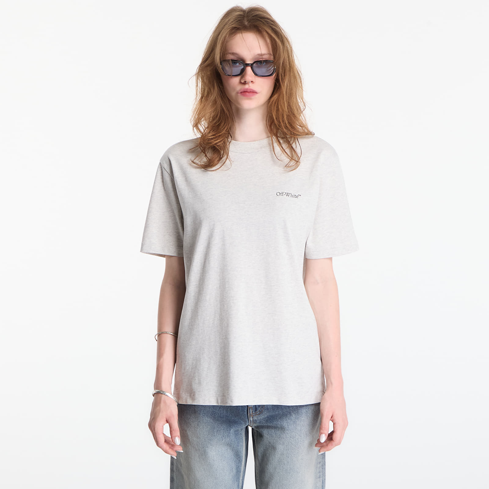T-shirts Off-White Small Bookish Regular S/S Tee UNISEX Grey
