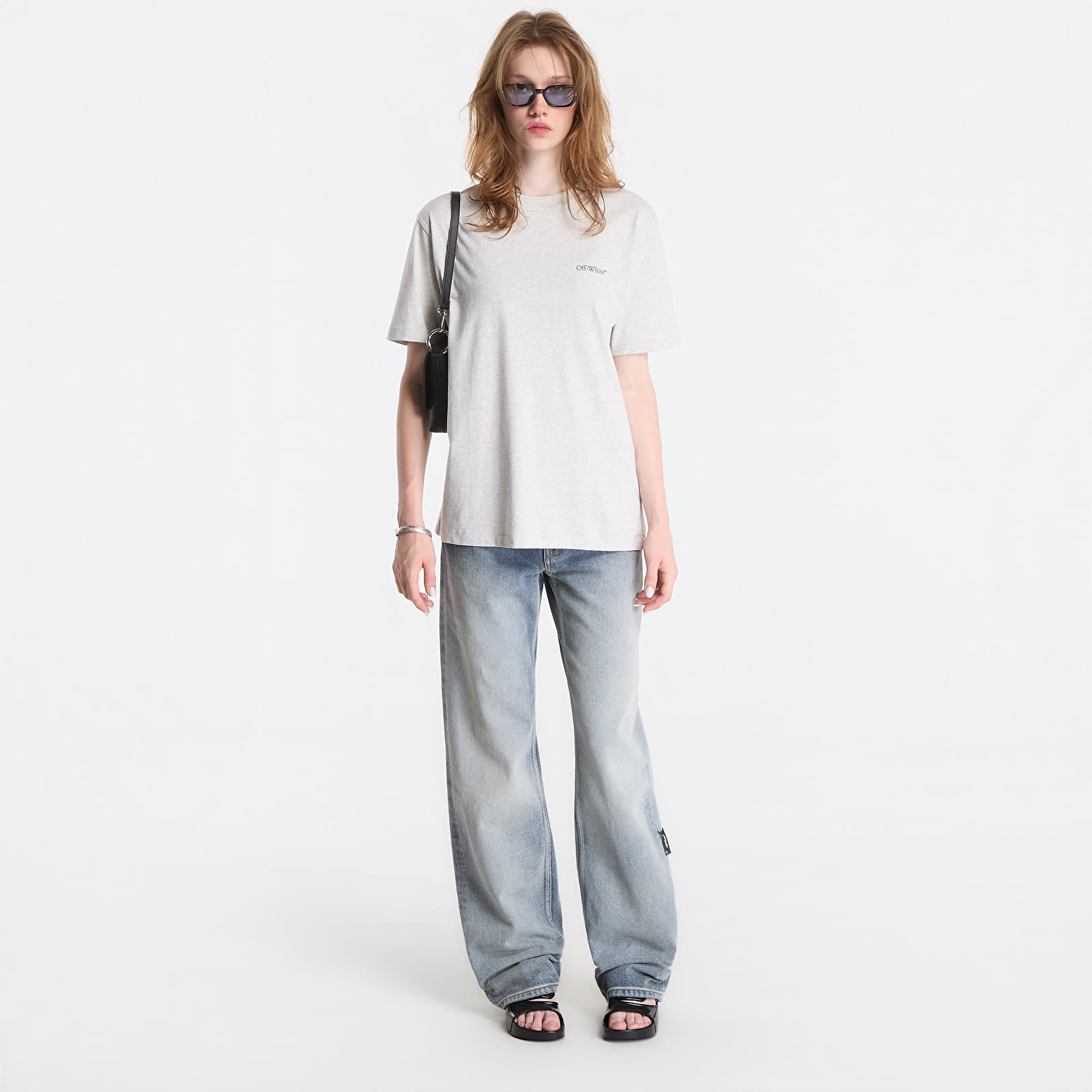 T-shirts Off-White Small Bookish Regular S/S Tee UNISEX Grey