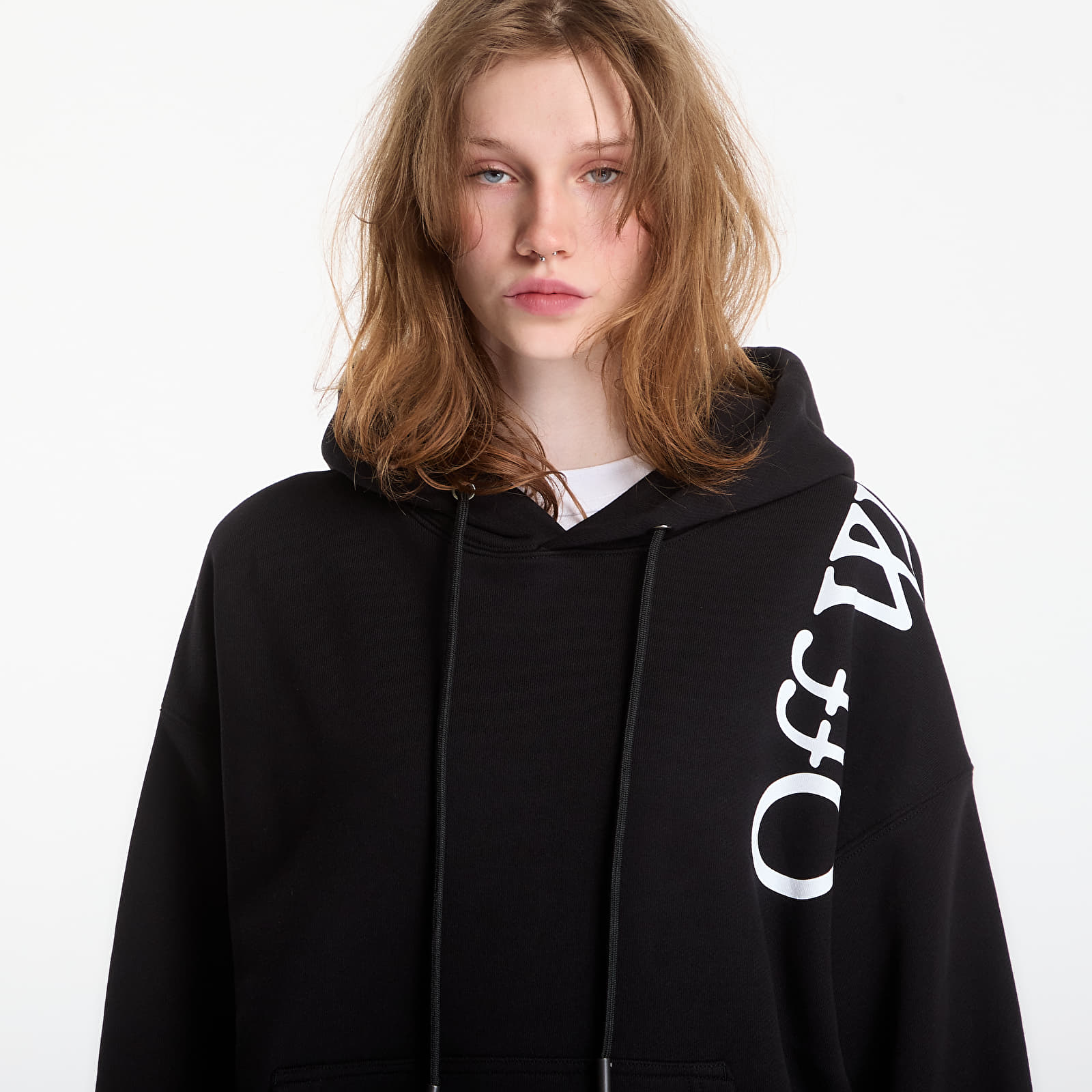 Puloverji   Off-White Vertical Bookish Skate Hoodie UNISEX Black