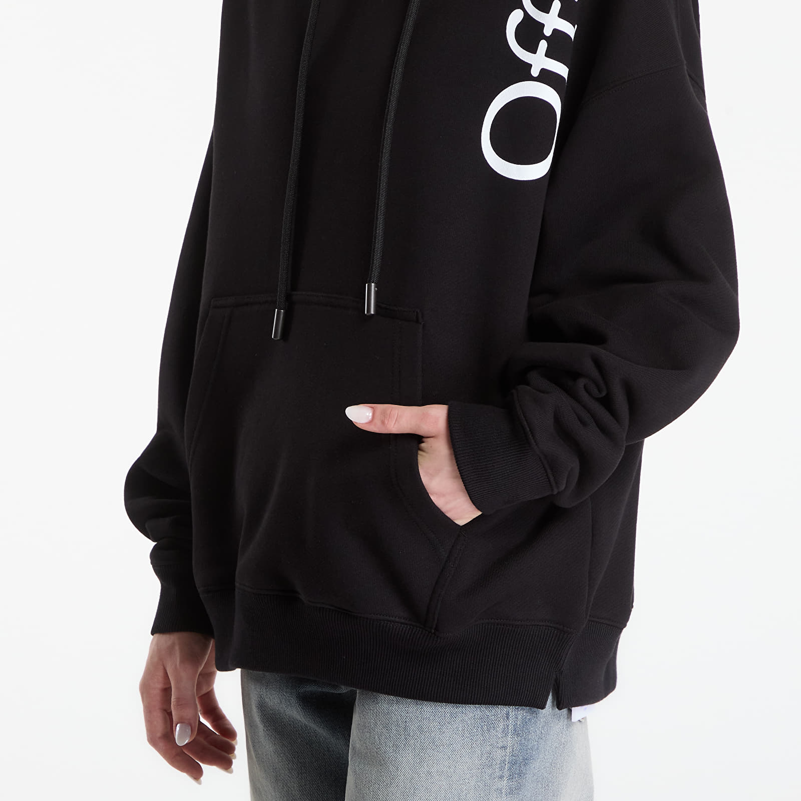 Puloverji   Off-White Vertical Bookish Skate Hoodie UNISEX Black