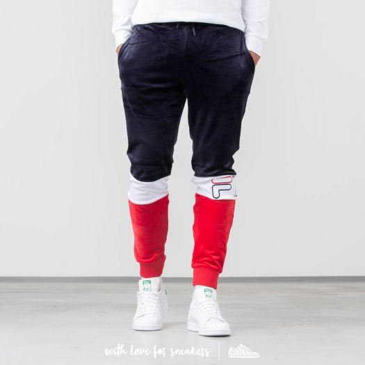 Fila kaiden velour track pants on sale