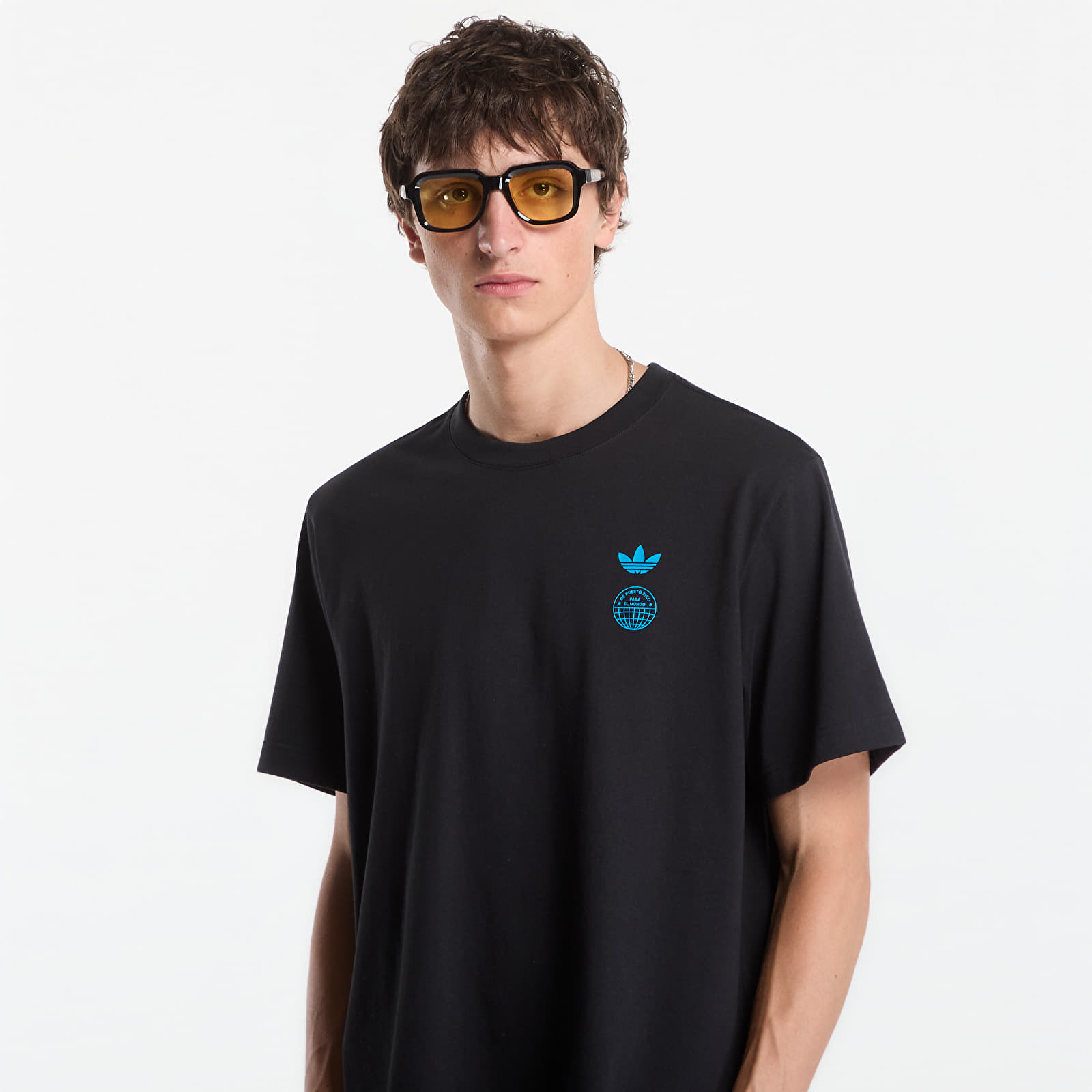 T-Shirts adidas x Bad Bunny DTMF Paris Heavyweight Merch Tee UNISEX Black