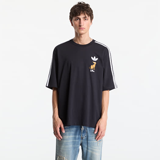 adidas Little Santas Helper Graphic Oversized T-shirt Black