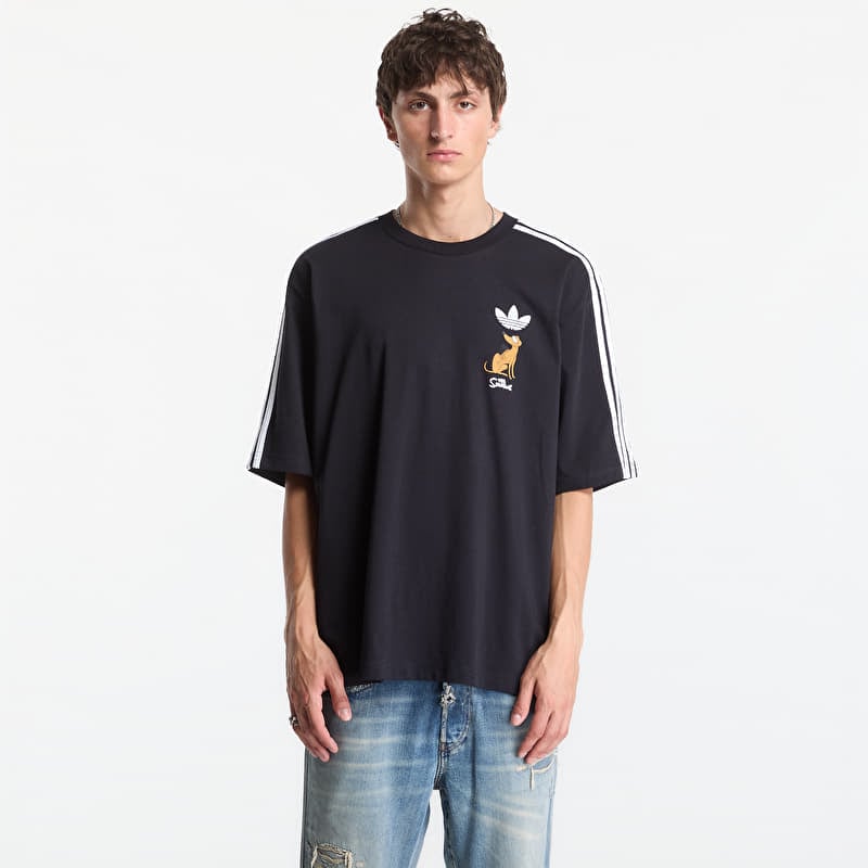 T-shirt adidas Little Santas Helper Graphic Oversized T-shirt Black