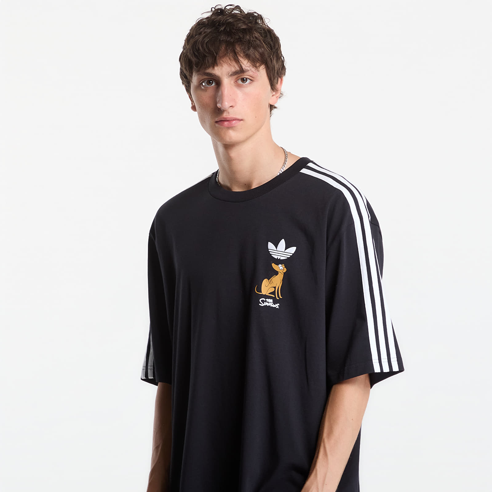 T-shirts adidas Little Santas Helper Graphic Oversized T-shirt Black