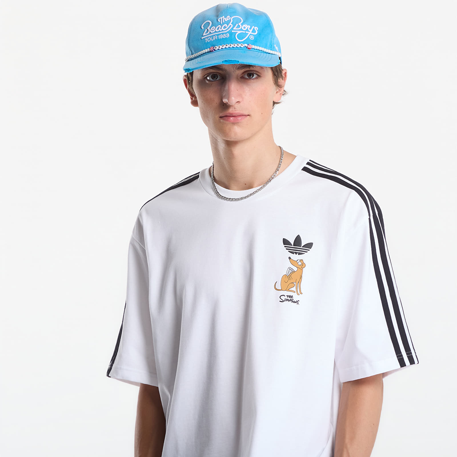 T-shirts adidas Little Santas Helper Graphic Oversized T-shirt White