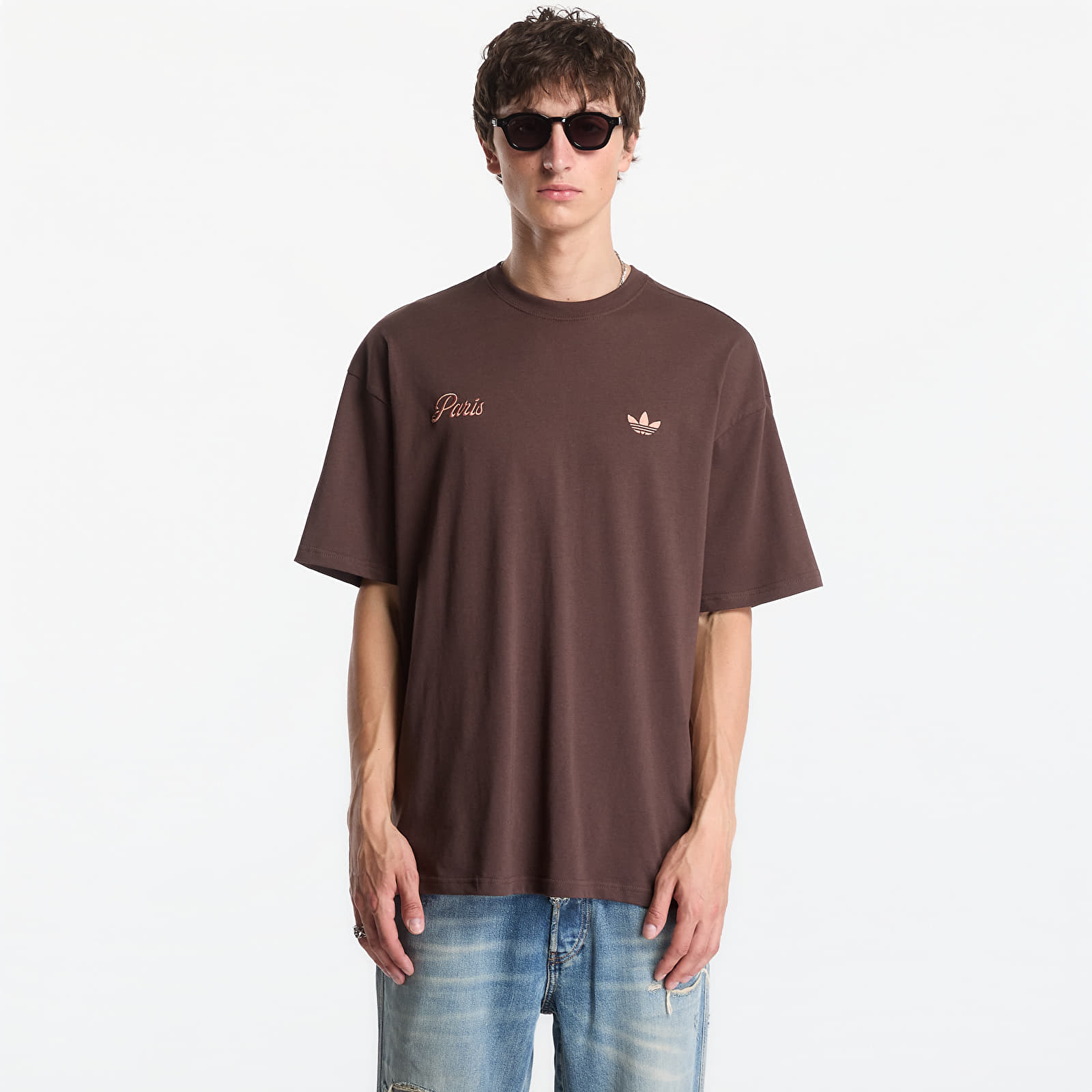 T-shirts adidas Paris GFX Tee Brown