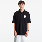 A Bathing Ape Large Ape Head Relaxed Fit Polo UNISEX Black