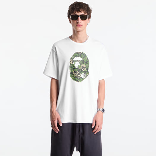 A Bathing Ape Palm Resort Camo Ape Head Tee UNISEX White