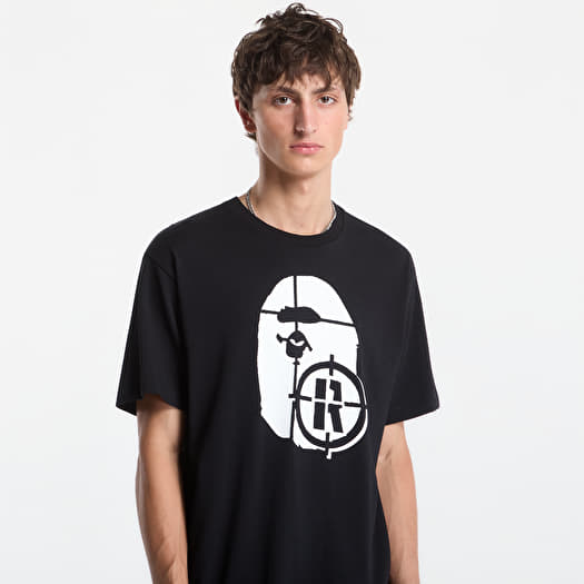 A Bathing Ape Hunting Ape Head Tee UNISEX Black | Footshop
