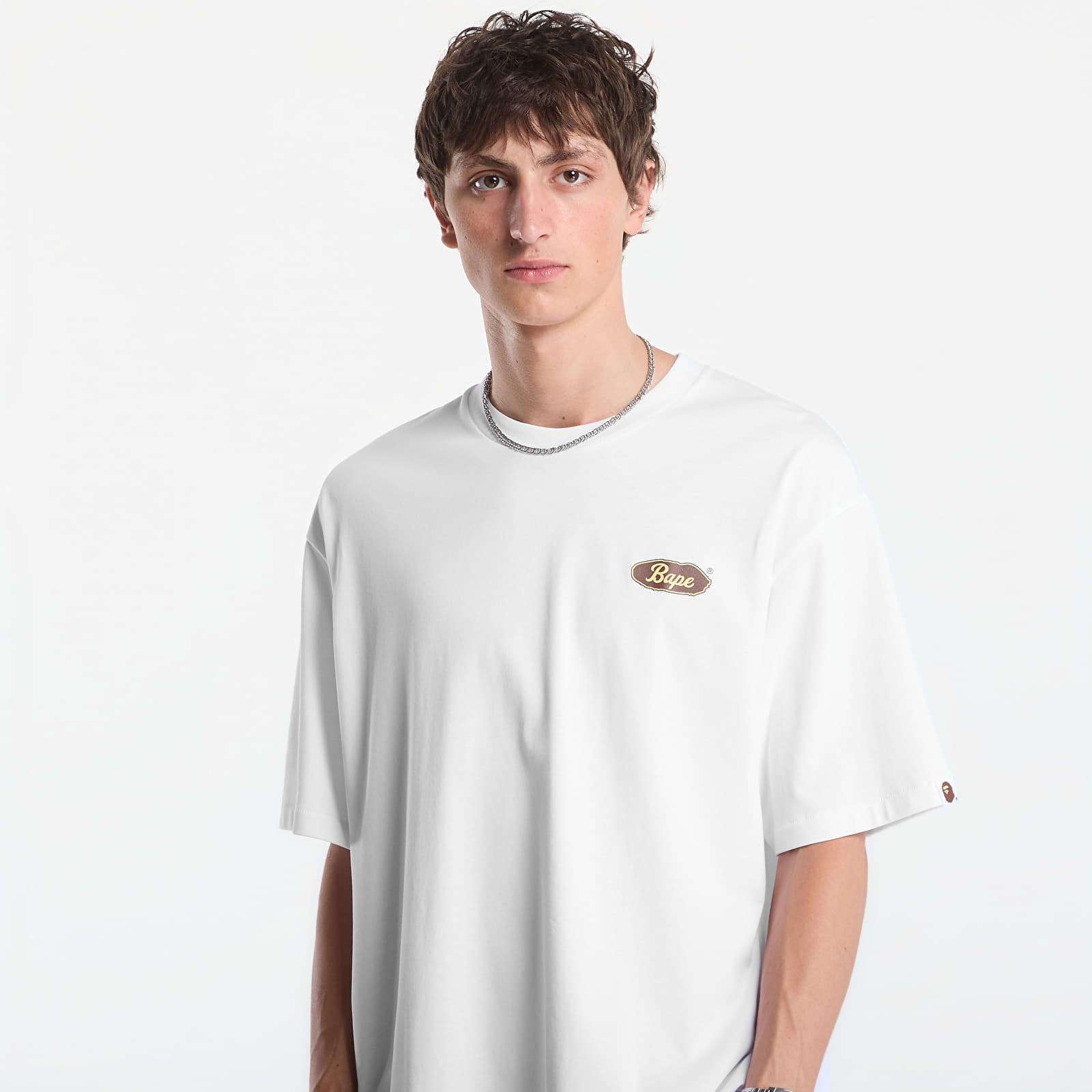 T-shirts A Bathing Ape Skateboard Bape Logo Relaxed Fit Tee UNISEX White