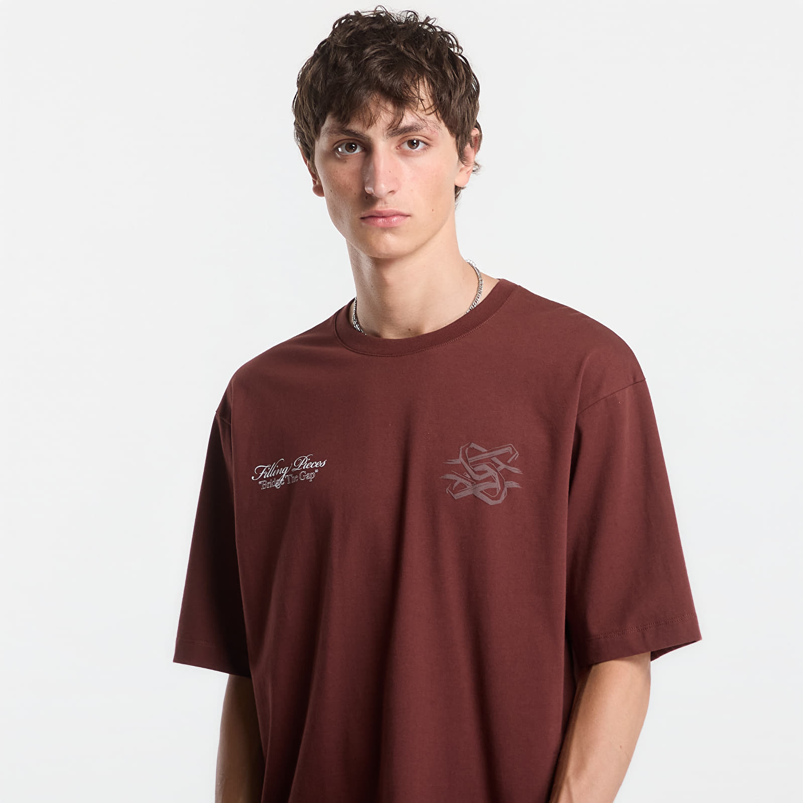 T-shirts Filling Pieces T-Shirt Boxy Bridge The Gap Bitter Chocolate