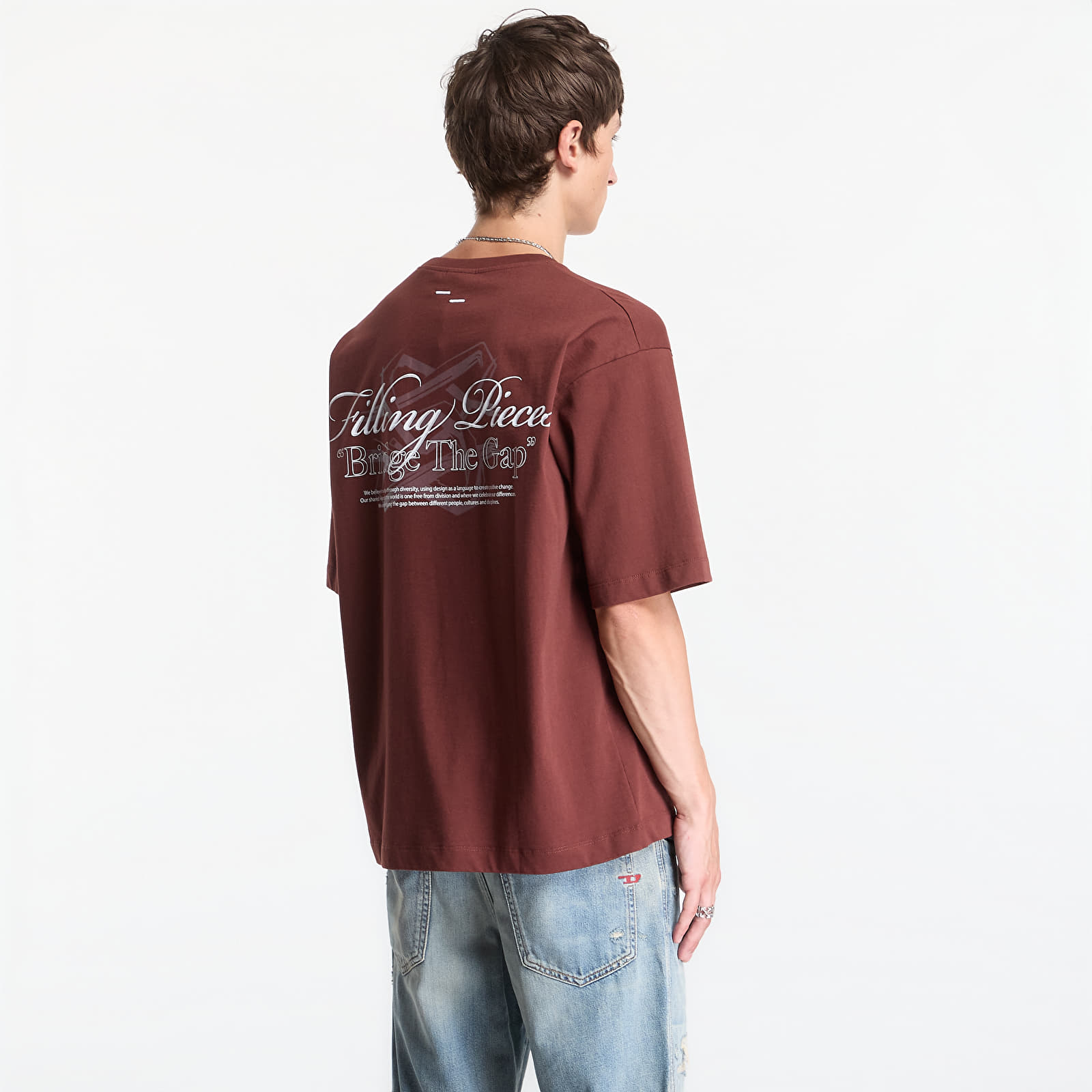 T-shirts Filling Pieces T-Shirt Boxy Bridge The Gap Bitter Chocolate