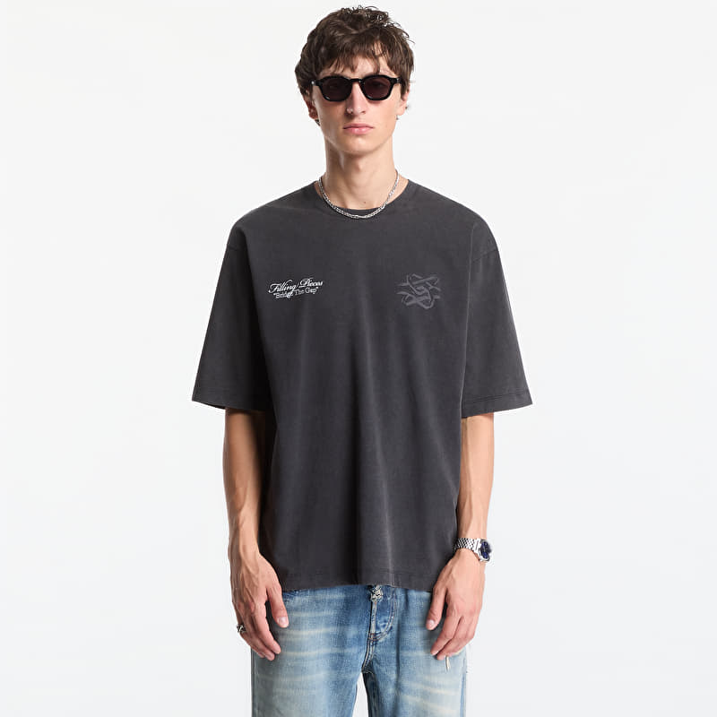 Maglietta Filling Pieces T-Shirt Boxy Bridge The Gap Vintage Black