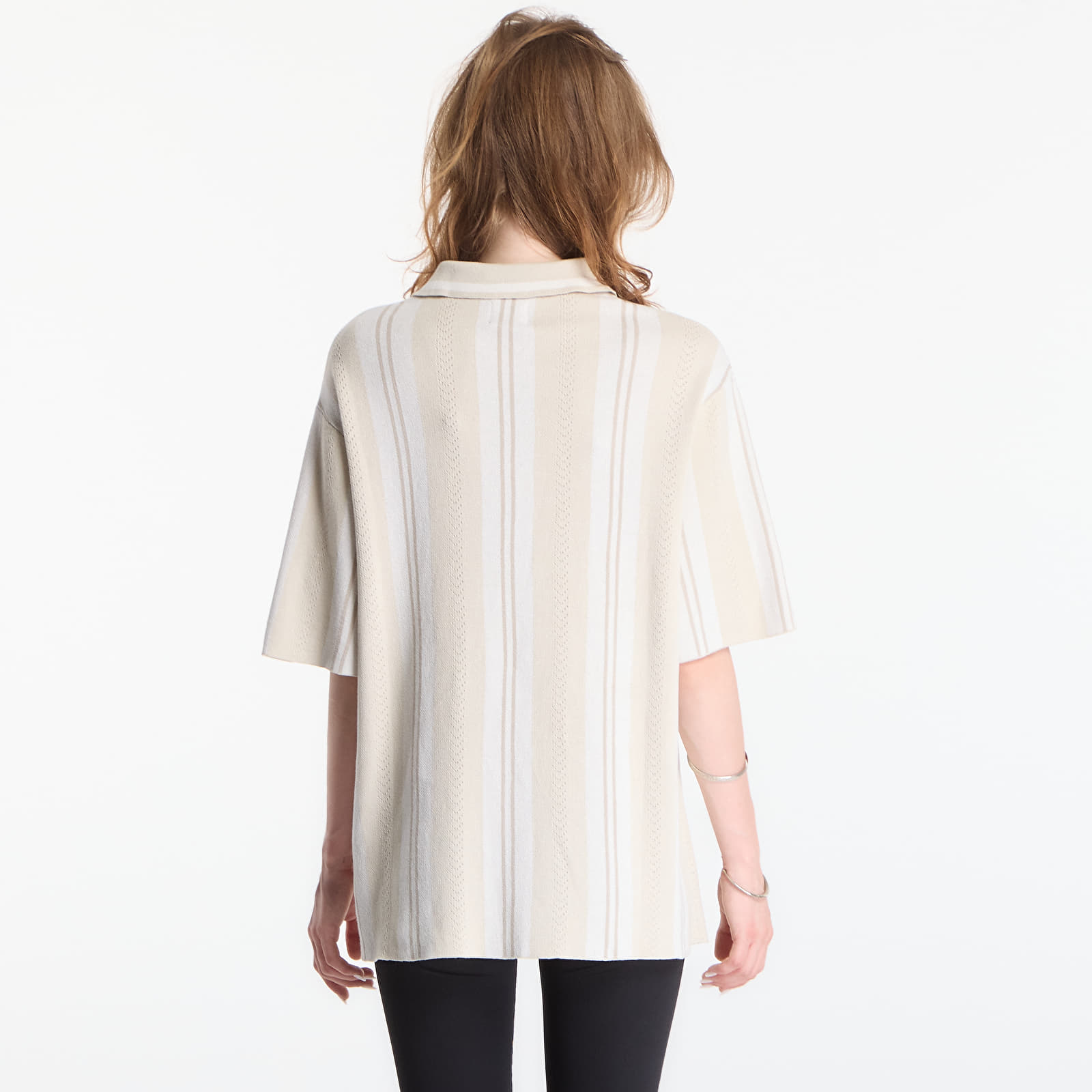 T-shirts Patta Knitted Football Shirt UNISEX Oatmeal