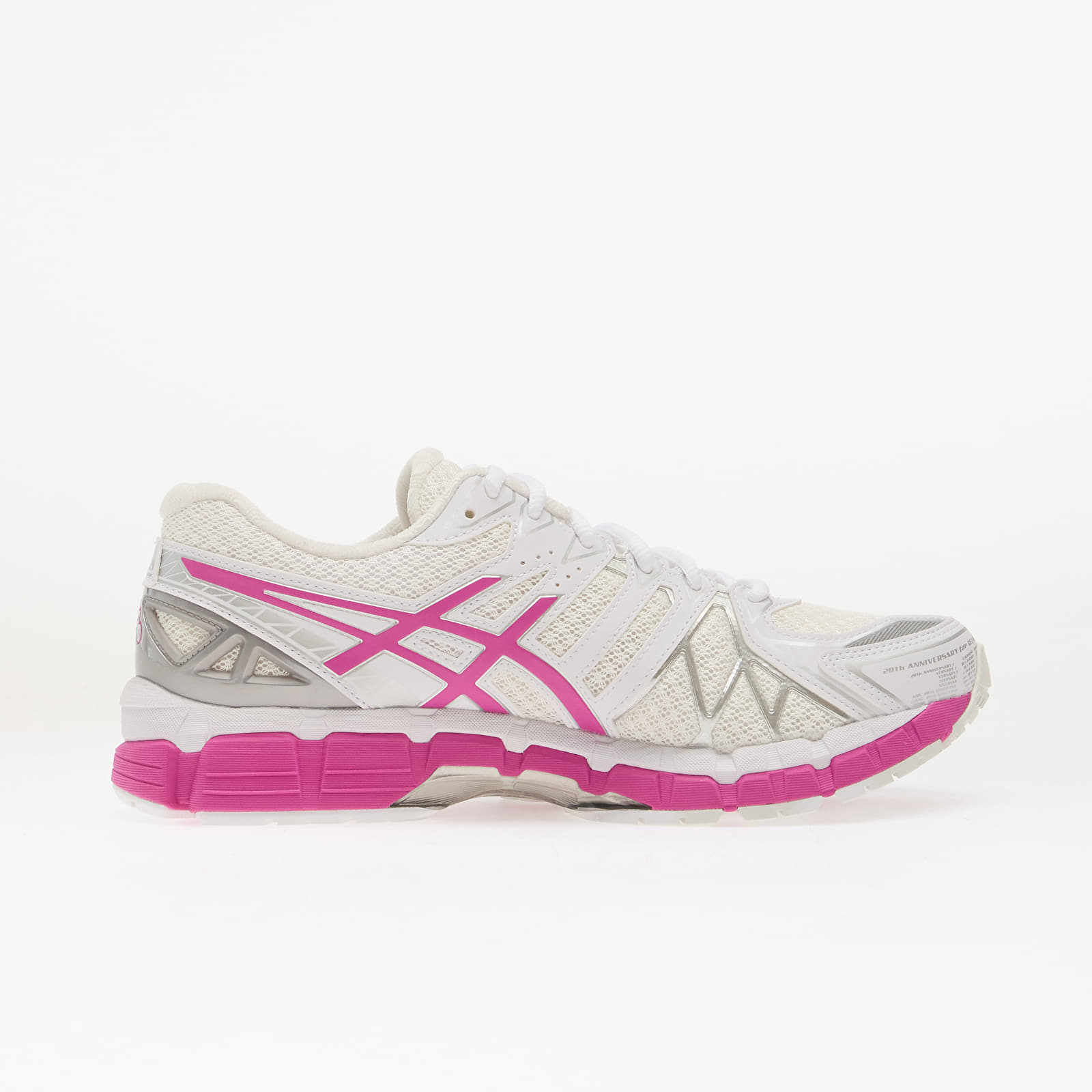 Мужская обувь Asics GEL-Kayano 20 White/ Raspberry