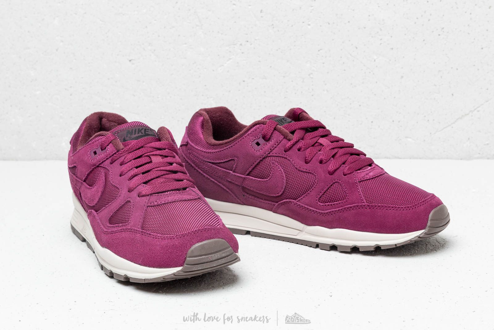 Men s shoes Nike Air Span II Premium Bordeaux Bordeaux Desert Sand Footshop
